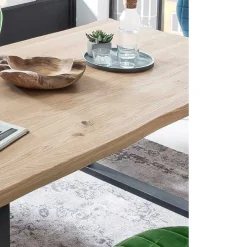 Outlet Waldkanten Esstisch aus Wildeiche massiv - Clasina Tische