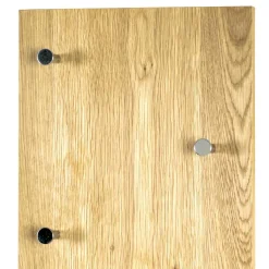 Sale Wand Garderobe Eiche Furnier Colocca mit 7 Haken Garderoben