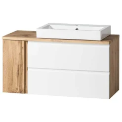 Sale Wand Waschbeckenschrank mit Aufsatzbecken - Eight Schränke