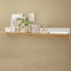 Best Wandboard mit Licht zweifarbig - Racelyn Regale