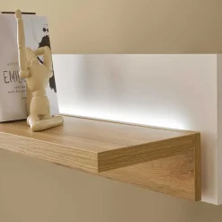 Best Wandboard mit Licht zweifarbig - Racelyn Regale
