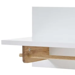 Best Wandgarderobe mit Ablageboden & Holzstange - Catia Garderoben