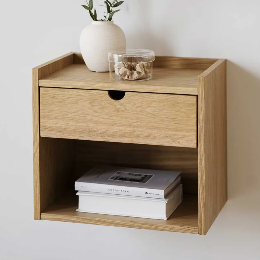 Wandkonsole mit Schublade und Fach - Pastranac Kommoden