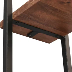 Best Wandregal Set aus Metall & Massivholz - Fiorda (siebenteilig) Regale