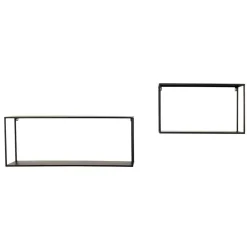 Best Wandregale ohne Rückwand Set - Krona (zweiteilig) Regale