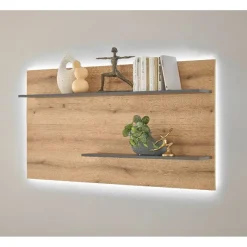 Online Wandregal-Paneel und TV-Lowboard Set - Colomania (zweiteilig) Wohnwände