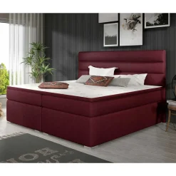 Webstoff Boxbett in Magenta - Kitchin Betten