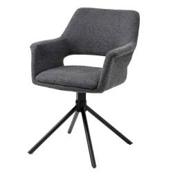 Outlet Webstoff Tischsessel drehbar - Lameiro (2er Set) Stühle