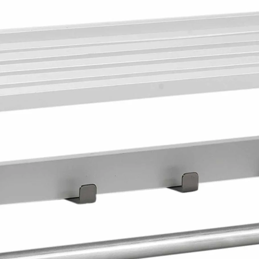 Weiße Hängegarderobe aus Massivholz - Gorfu Garderoben