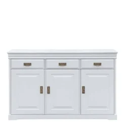 Sale Weiße Kombi-Kommode im Landhausstil - Presto Sideboards