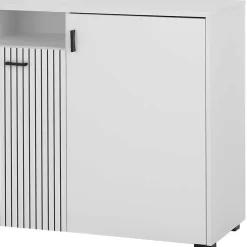 Sale Weiße Kombi-Kommode mit 1,50 m Breite - Dualkos Sideboards