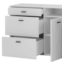 Sale Weiße Kombi-Kommode mit 1,50 m Breite - Dualkos Sideboards