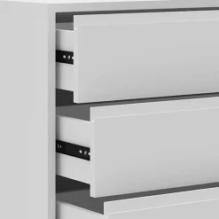 Best Weiße Kommode mit niedrigen Haarnadel Beinen - Vair Kommoden