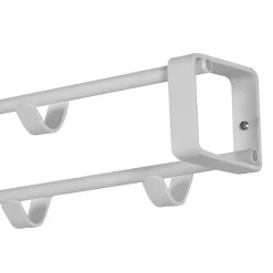 Sale Weiße Stahl-Wandgarderobe mit 60cm Breite - Torosma Garderoben