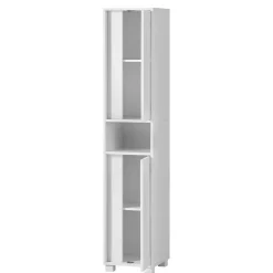 Sale Weißer Badezimmerschrank 165 cm hoch - Seriacus Schränke