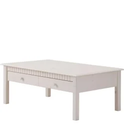 New Weißer Couchtisch Landhaus mit Schublade - Loggia Tische