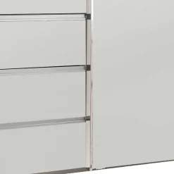 Weißer Kleiderschrank mit vier Schwebetüren - Bescaro Kleiderschränke