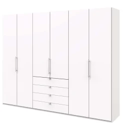 Weißer Schrank für Schlafraum 300 cm breit - Donpiave Kleiderschränke
