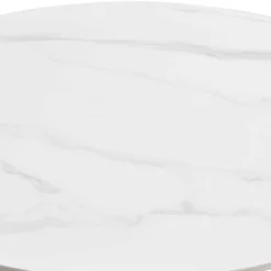 Online Weißer Sinterstein Tisch mit Trompetenfuß - Glamour Tische