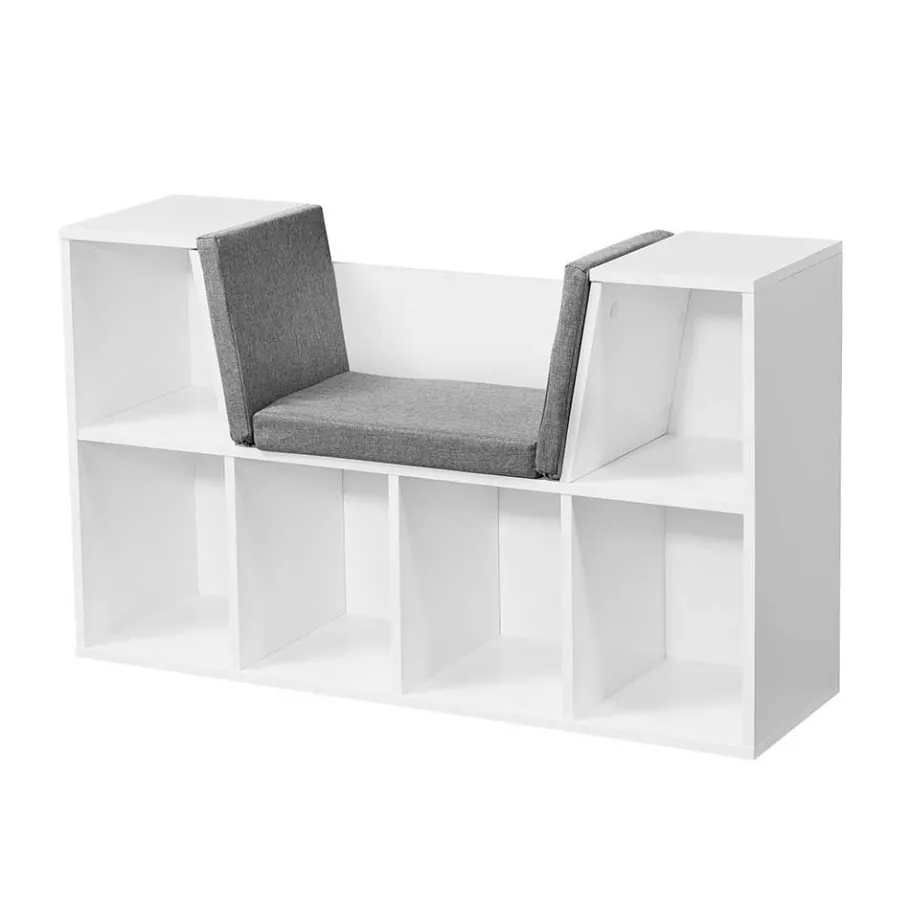 Sale Weißes Flurregal mit Sitzfläche - Danaha Regale