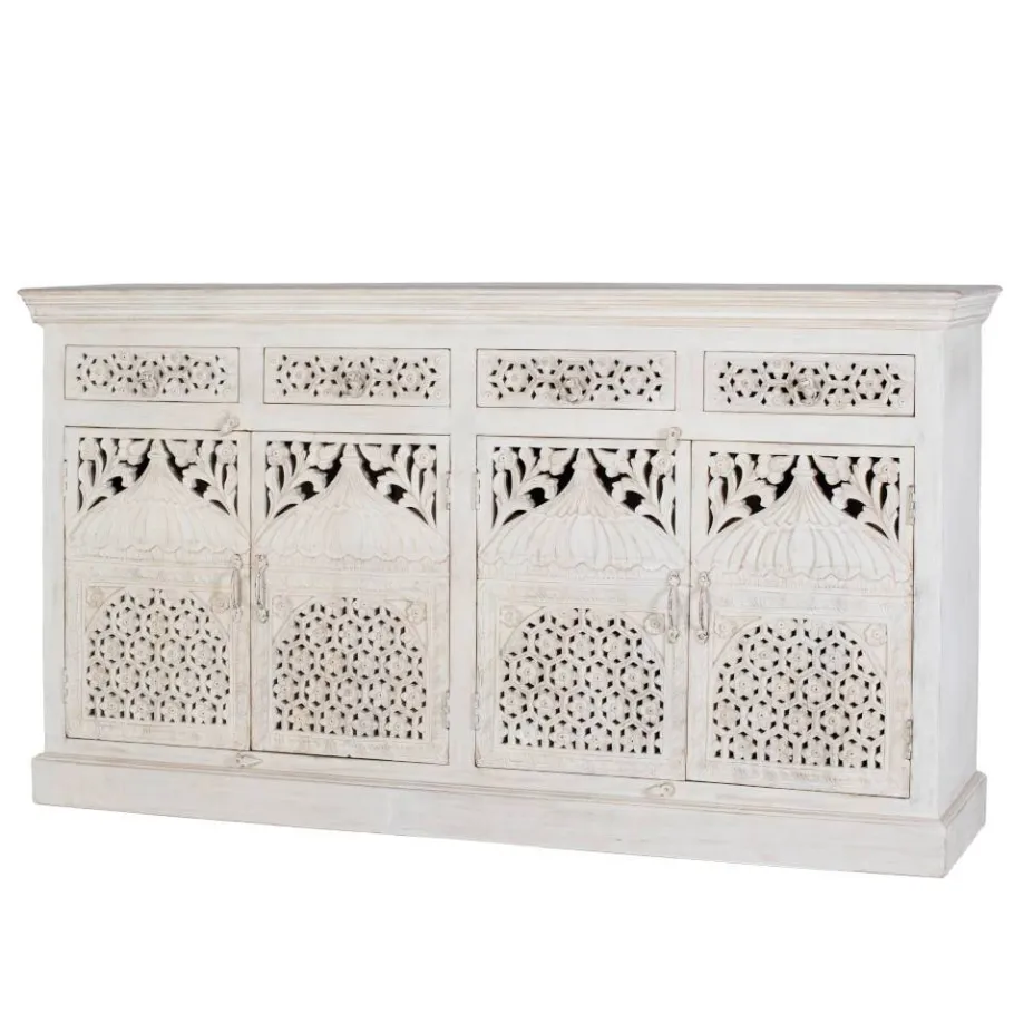 White Wash Sideboard im orientalischen Stil - Capo Sideboards