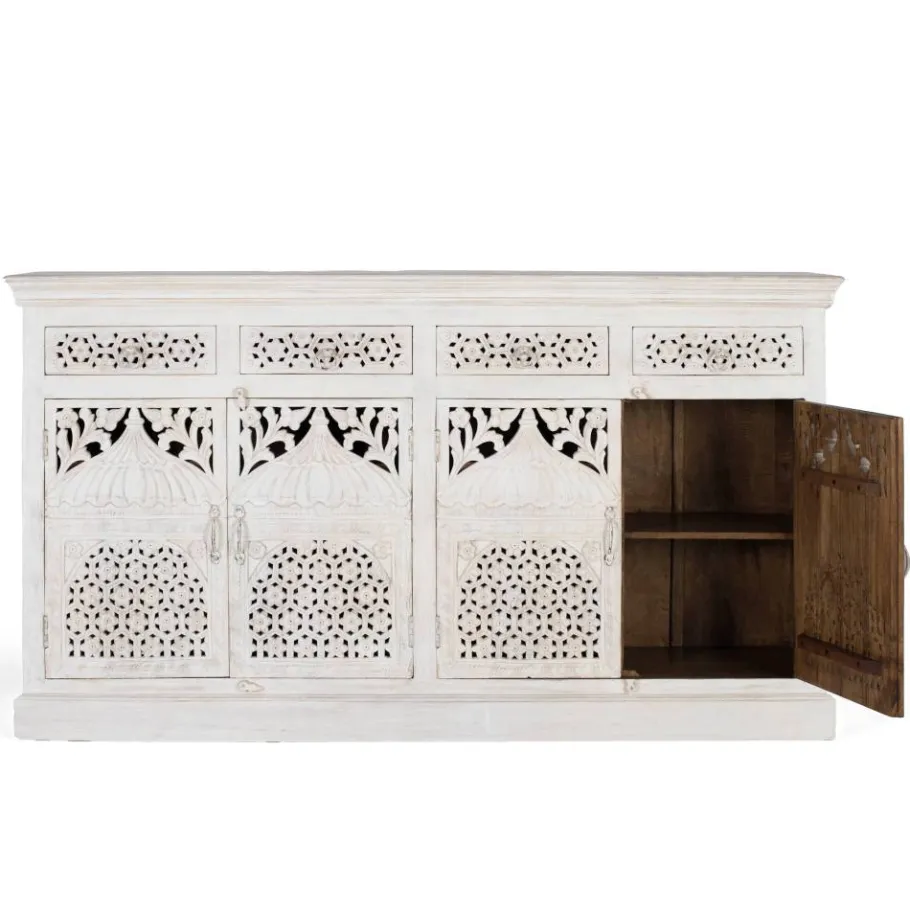 White Wash Sideboard im orientalischen Stil - Capo Sideboards
