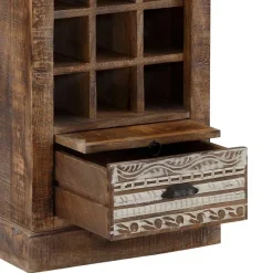 Best White Wash Weinregal im Vintage Look - Paola Regale