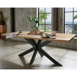 Best Wildeiche Esstisch in Bootsform - Baly Tische