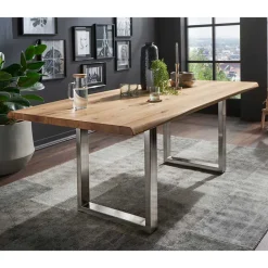 Best Wildeiche Esstisch mit U-Beinen - Tanina Tische