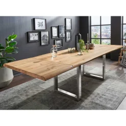 Best Wildeiche Esstisch mit U-Beinen - Tanina Tische