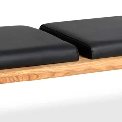 Outlet Wildeiche Esstischbank mit drei Sitzplätzen - Jessmine Sitzbank