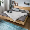 Sale Wildeiche Holzbett in Schwebeoptik - Sesimbra Betten