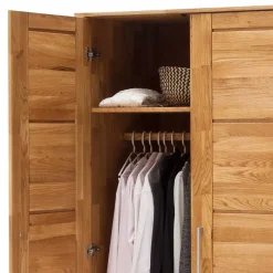 Sale Wildeiche Kleiderschrank mit Ausstattung - Memba I Kleiderschränke|Schränke