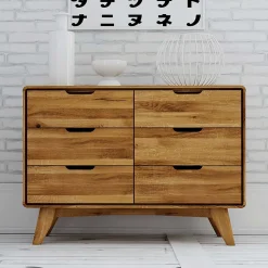 Online Wildeiche Schubladenkommode geölt - Eavy Tv & Hifi-Möbel|Lowboards