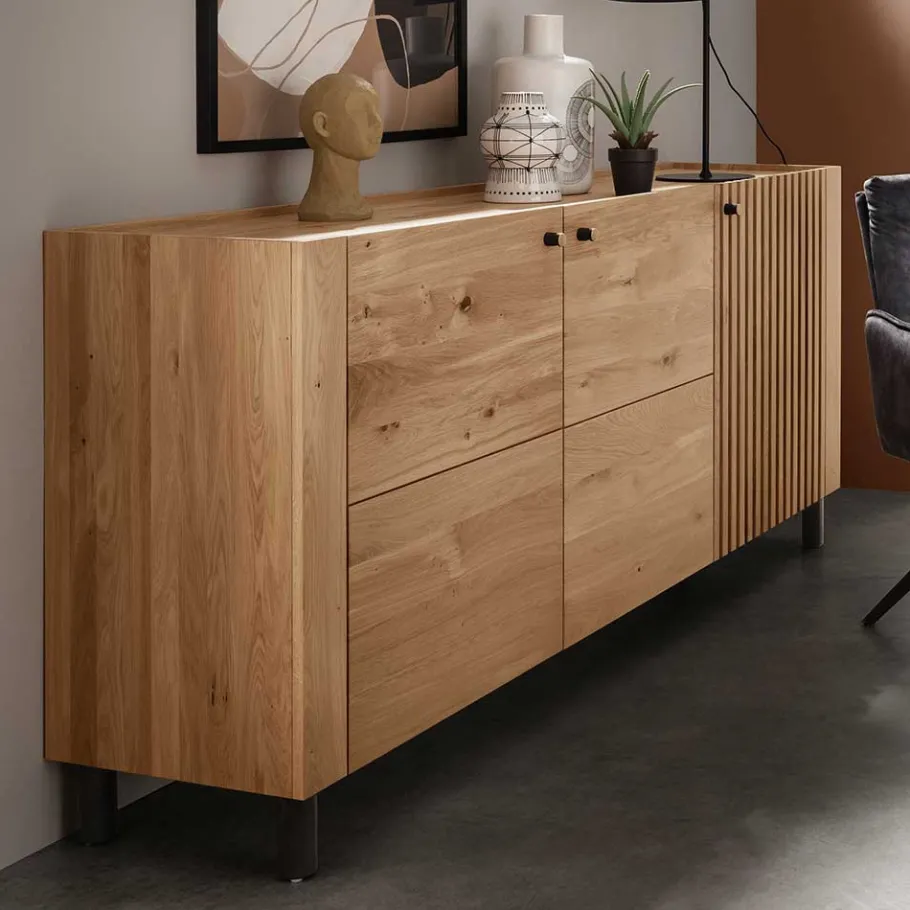 Sale Wildeiche Sideboard im Skandi Design - Valouis Sideboards