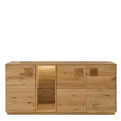 Wildeiche Sideboard in 170 cm Breite - Millena Sideboards
