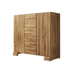 Outlet Wildeiche Sideboard Vaskov massiv geölt Sideboards