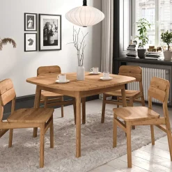 Sale Wildeiche Tisch - 90 cm tief - Laida Tische