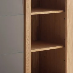 Outlet Wildeiche TV Anbauwand teilmassiv - Sophia (vierteilig) Wohnwände