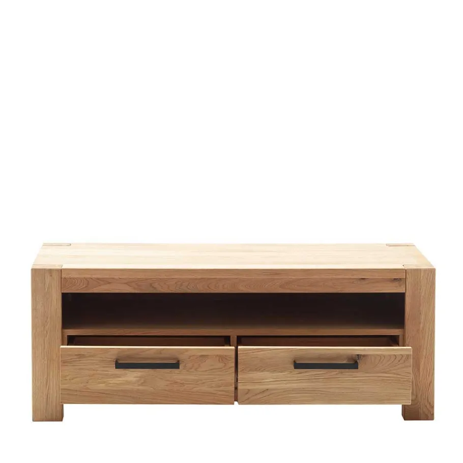 Sale Wildeiche Wohnwand Set teilmassiv - Sophia (vierteilig) Wohnwände