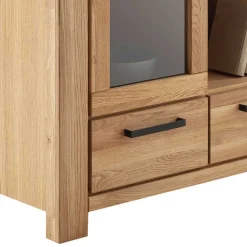 Sale Wildeiche Wohnwand Set teilmassiv - Sophia (vierteilig) Wohnwände