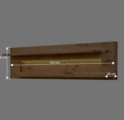 Discount Wildeiche Wohnzimmer Möbel Wohnwand - Acmida (vierteilig) Wohnwände