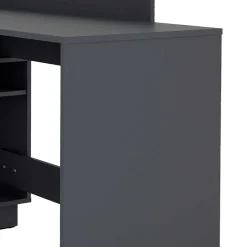 Outlet Winkelschreibtisch in Anthrazit - Korfu Tische