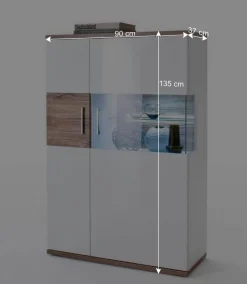 Online Wohnkombination 330 cm breit - Icadro (vierteilig) Wohnwände