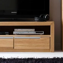 Hot Wohnkombination Croconia aus Wildeiche Massivholz (dreiteilig) Wohnwände