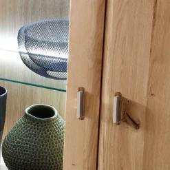 Outlet Wohnkombination in Eiche Bianco - Destal (vierteilig) Wohnwände