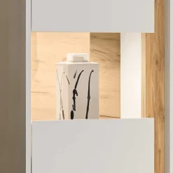 Outlet Wohnmöbel Programm 400 cm breit - Nonessia (fünfteilig) Wohnwände