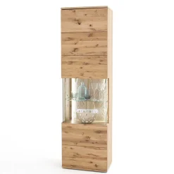 New Wohnmöbel Set in Eiche Bianco - Crokas (vierteilig) Wohnwände