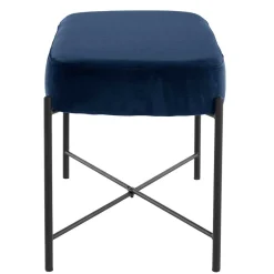 Wohnraum Sitzbank in Blau Samt - Isika Sitzbank