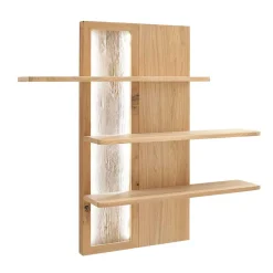 Sale Wohnraum Wandregal in Eiche Bianco - Crokas Regale